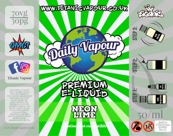 DAILY VAPOUR 70/30 SHORTFILLS